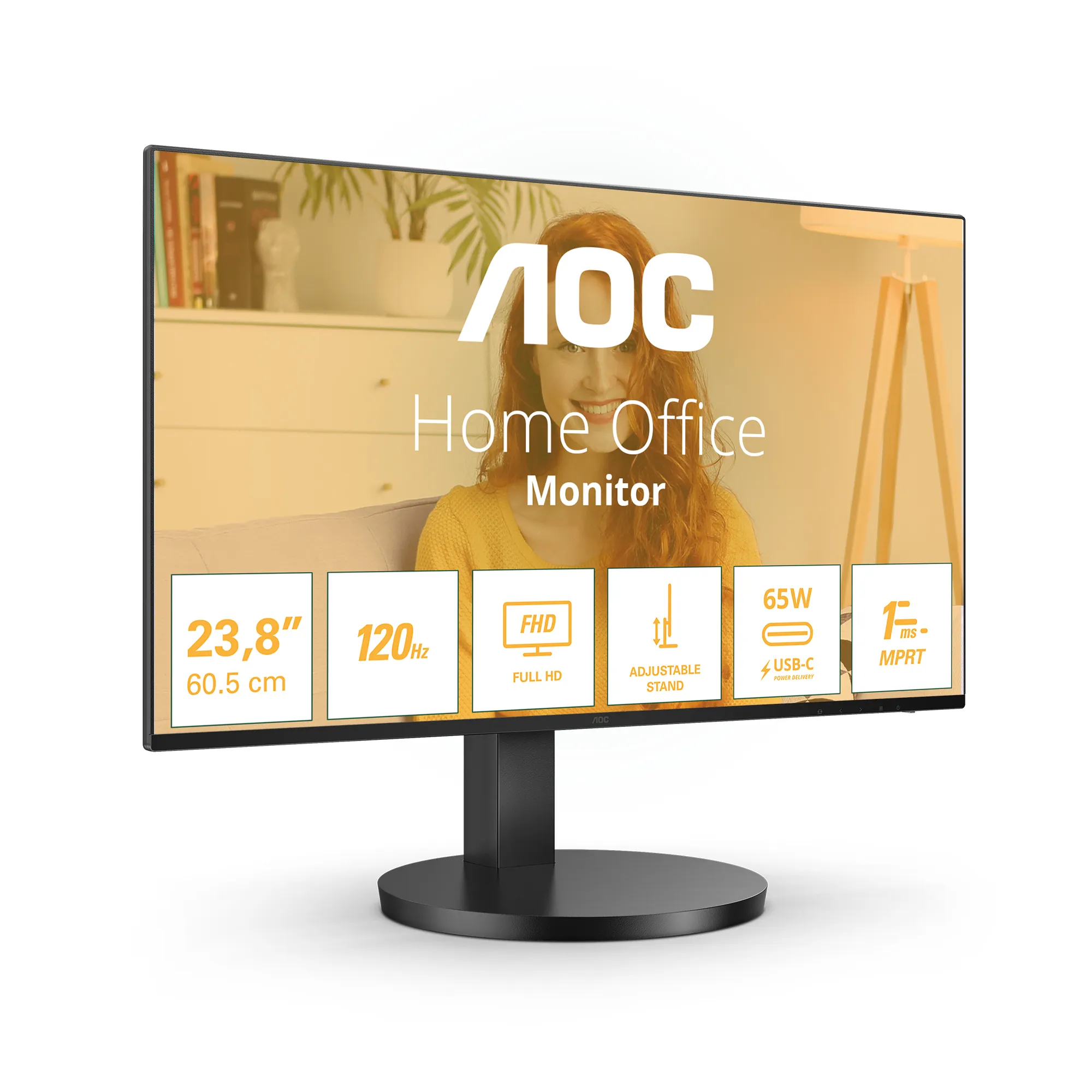 AOC 27B3CF2 27" Full HD, IPS Monitor with USB-C hub