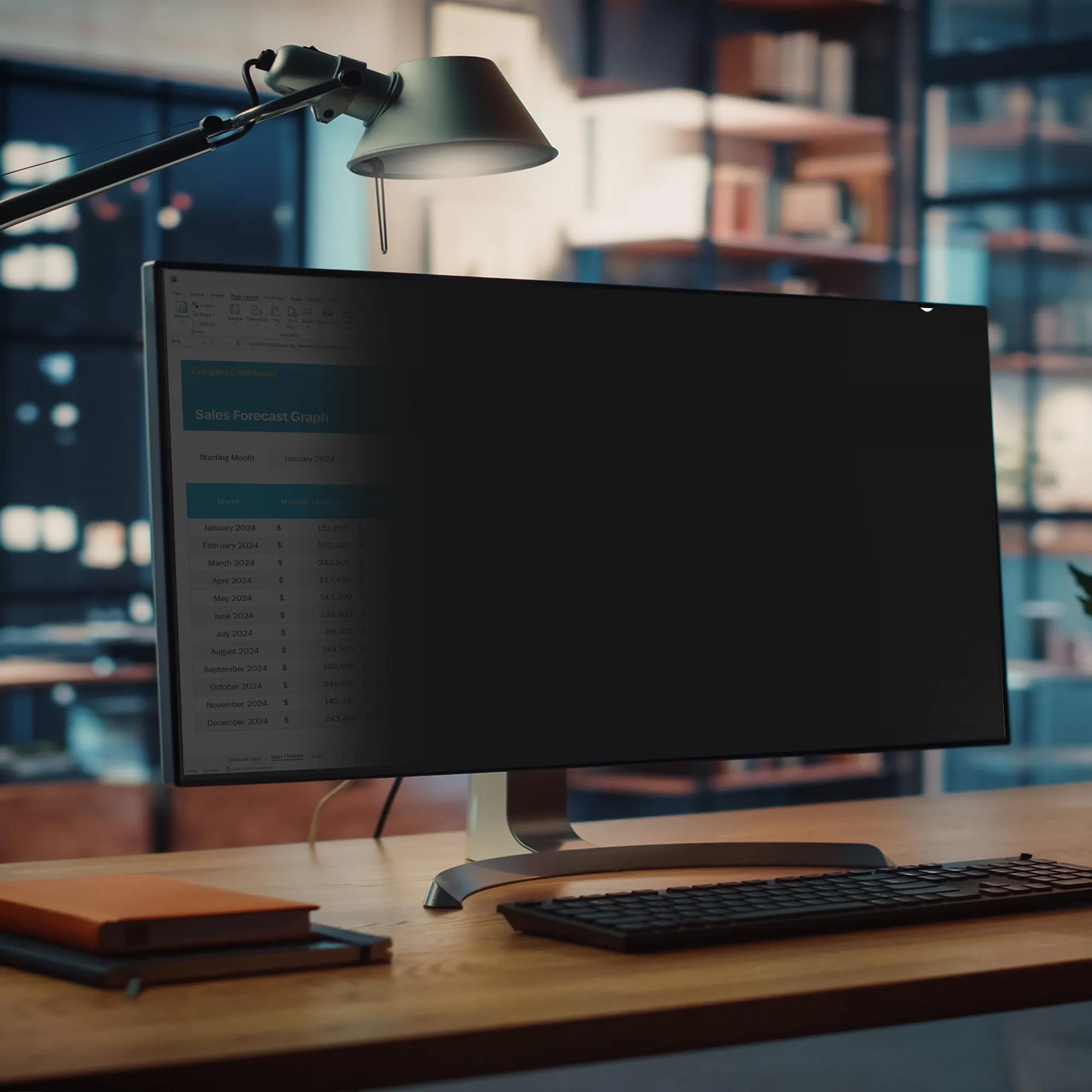 Startech Dell U3824DW Double Sided - privacy filter
