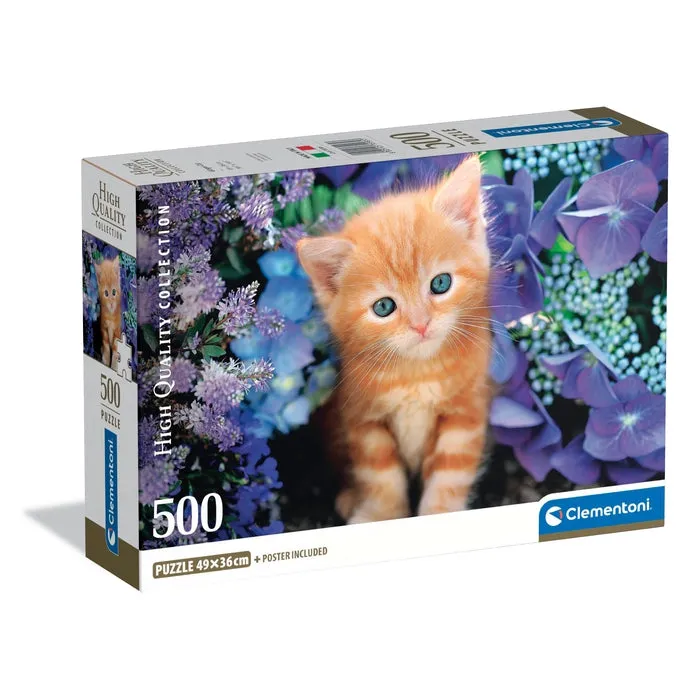 Clementoni High Quality Collection Ginger Cat - puzzle, 500 pcs