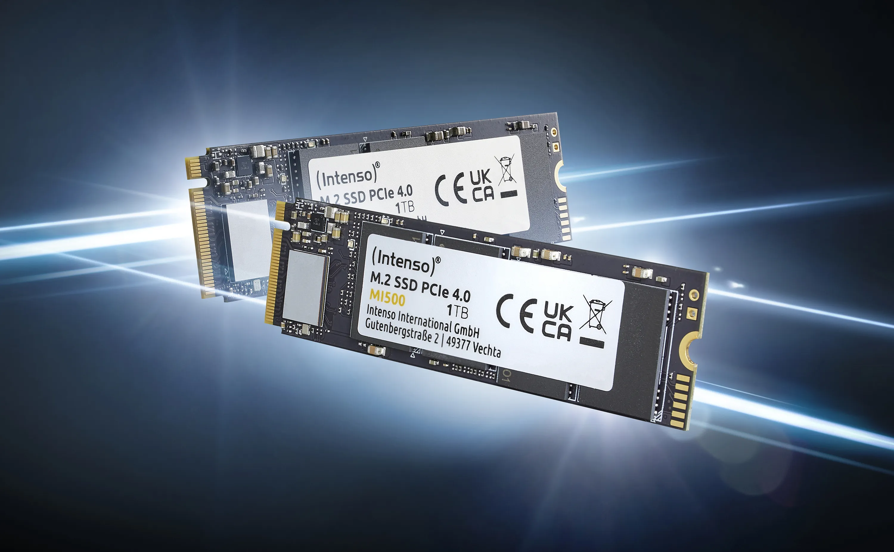 Intenso 3836460 1 Tt, PCIe 4.0, M.2 -SSD-levy