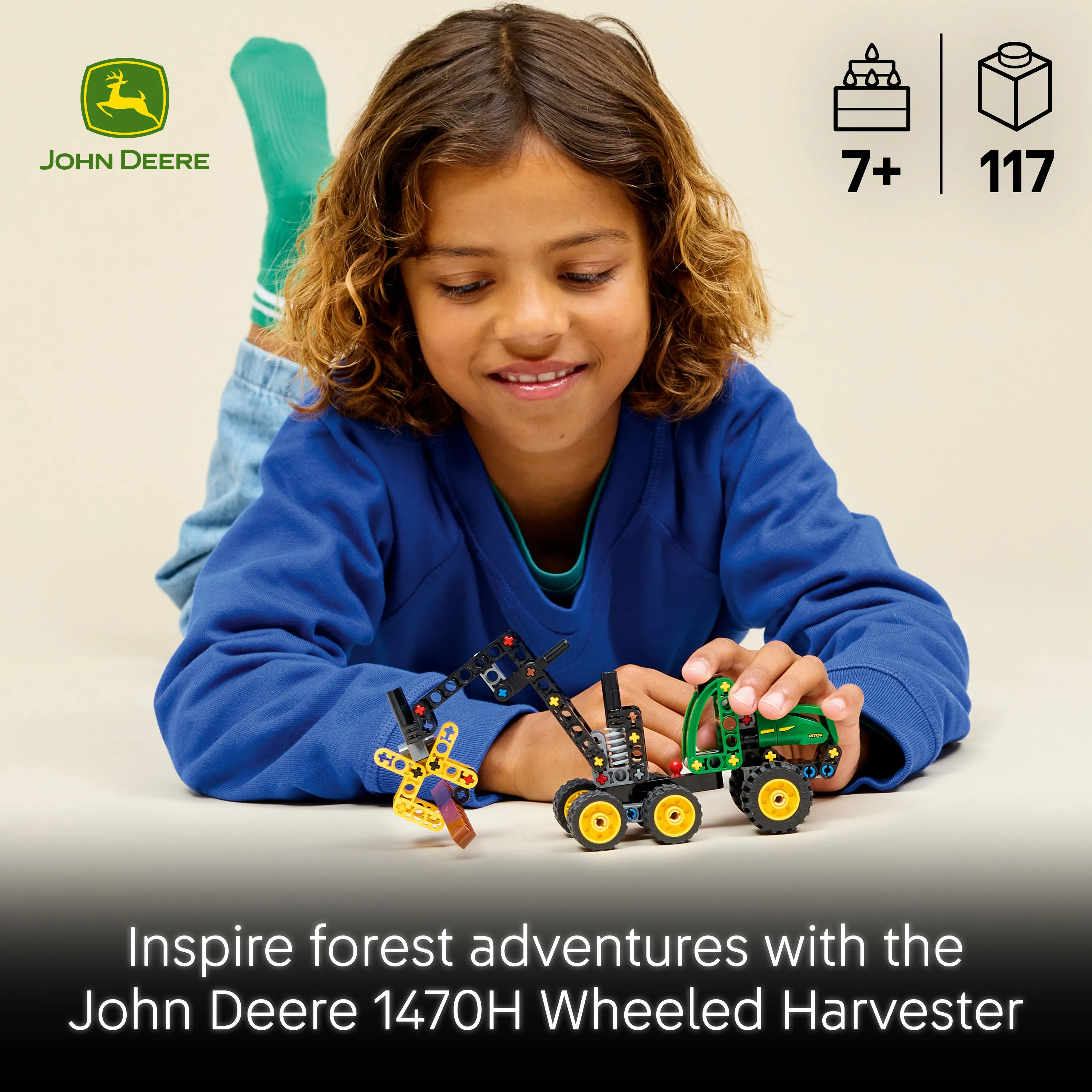 LEGO Technic John Deere 1470H Wheeled Harvester 42218