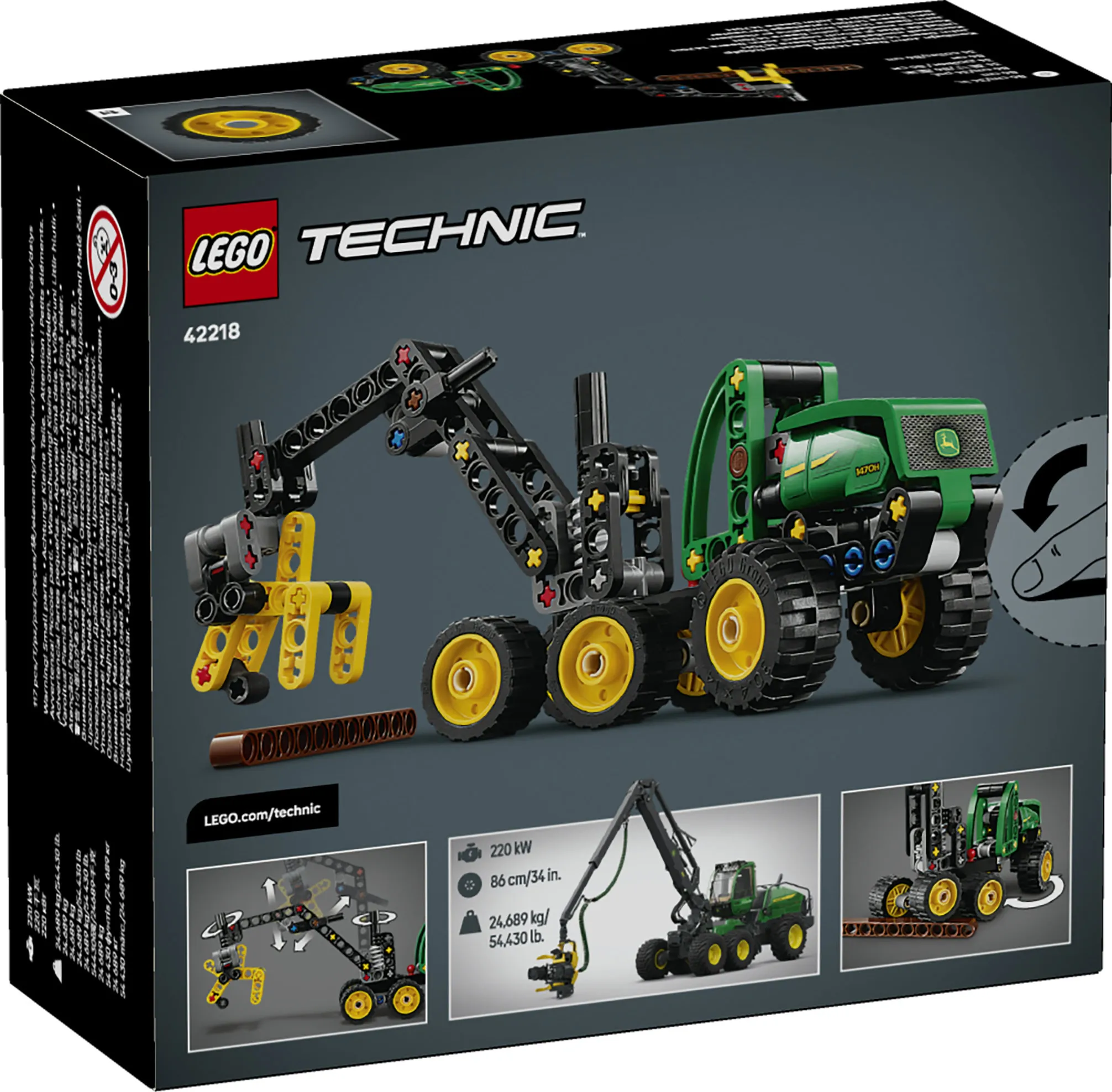 LEGO Technic John Deere 1470H Wheeled Harvester 42218