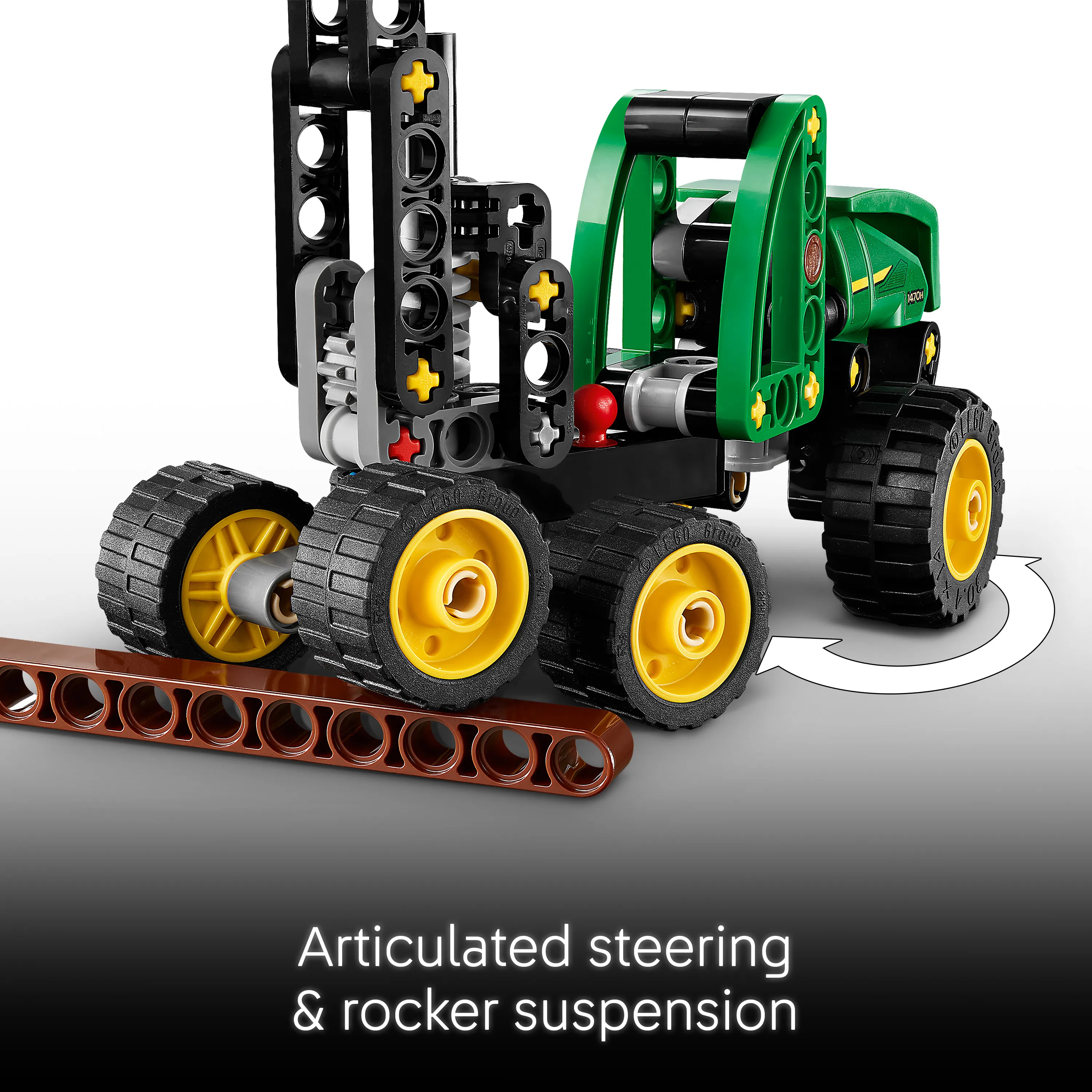 LEGO Technic John Deere 1470H Wheeled Harvester 42218