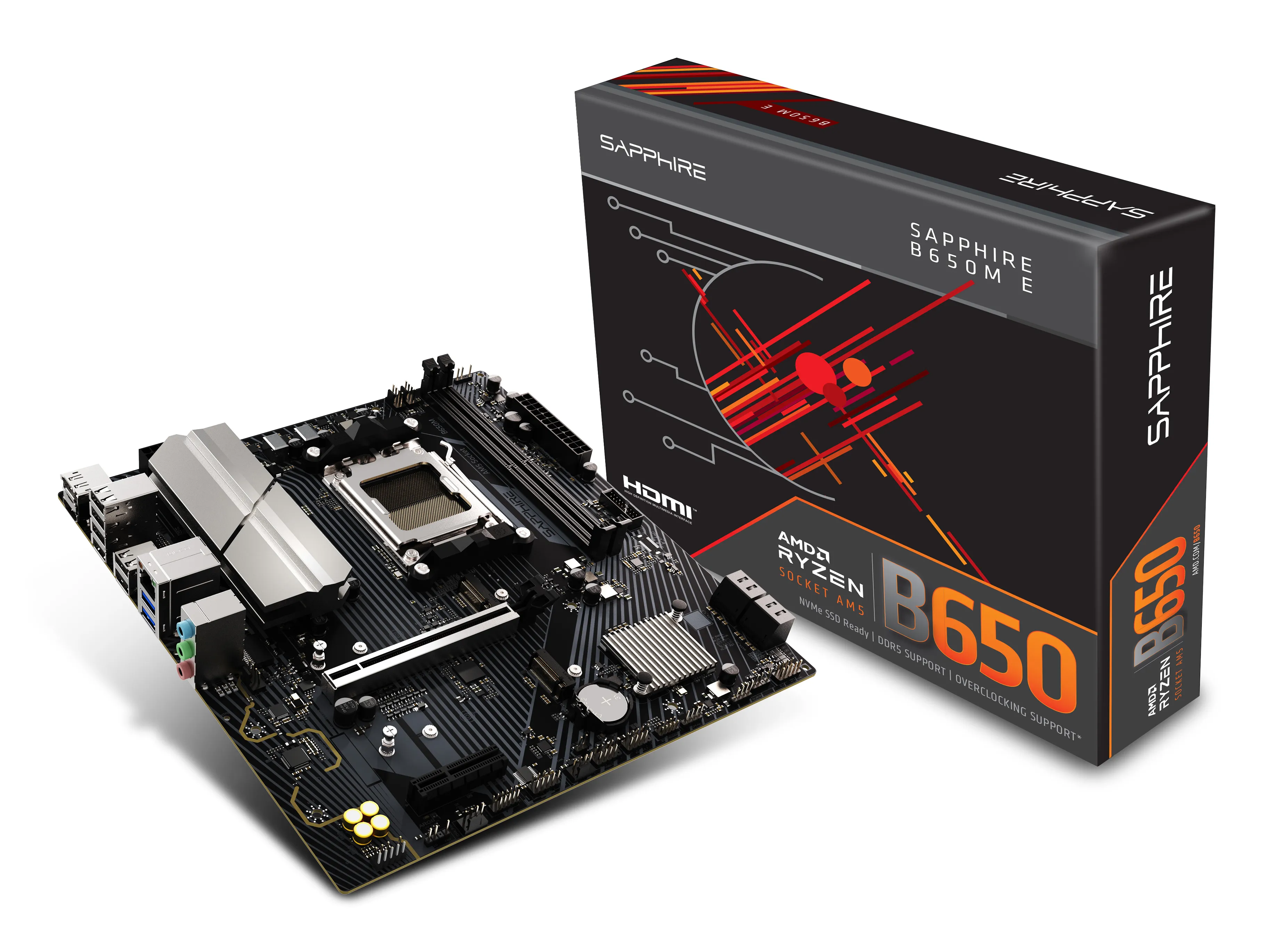 Sapphire B650M-E AM5 mATX Motherboard