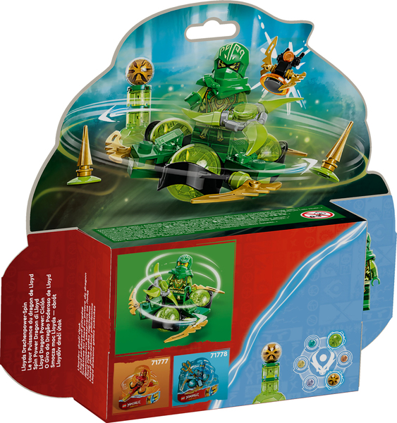 Lego Ninjago Lloyd's Dragon Power Spinjitzu Spin Construction Toy 71779