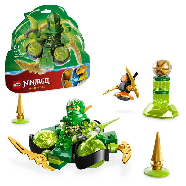 Lego Ninjago Lloyd's Dragon Power Spinjitzu Spin Construction Toy 71779