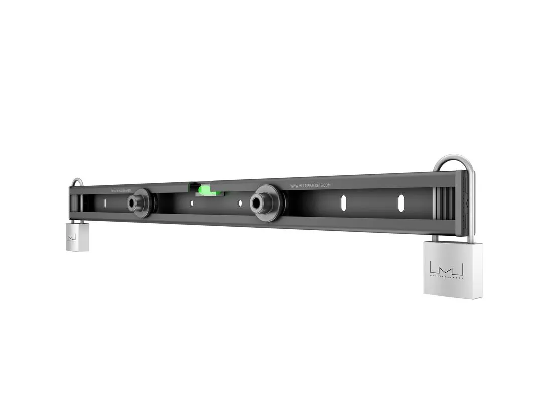 MULTIBRACKETS Universal Public Wallmount Black Small 80kg 26inch-32inch 100x100-400x400 locks included