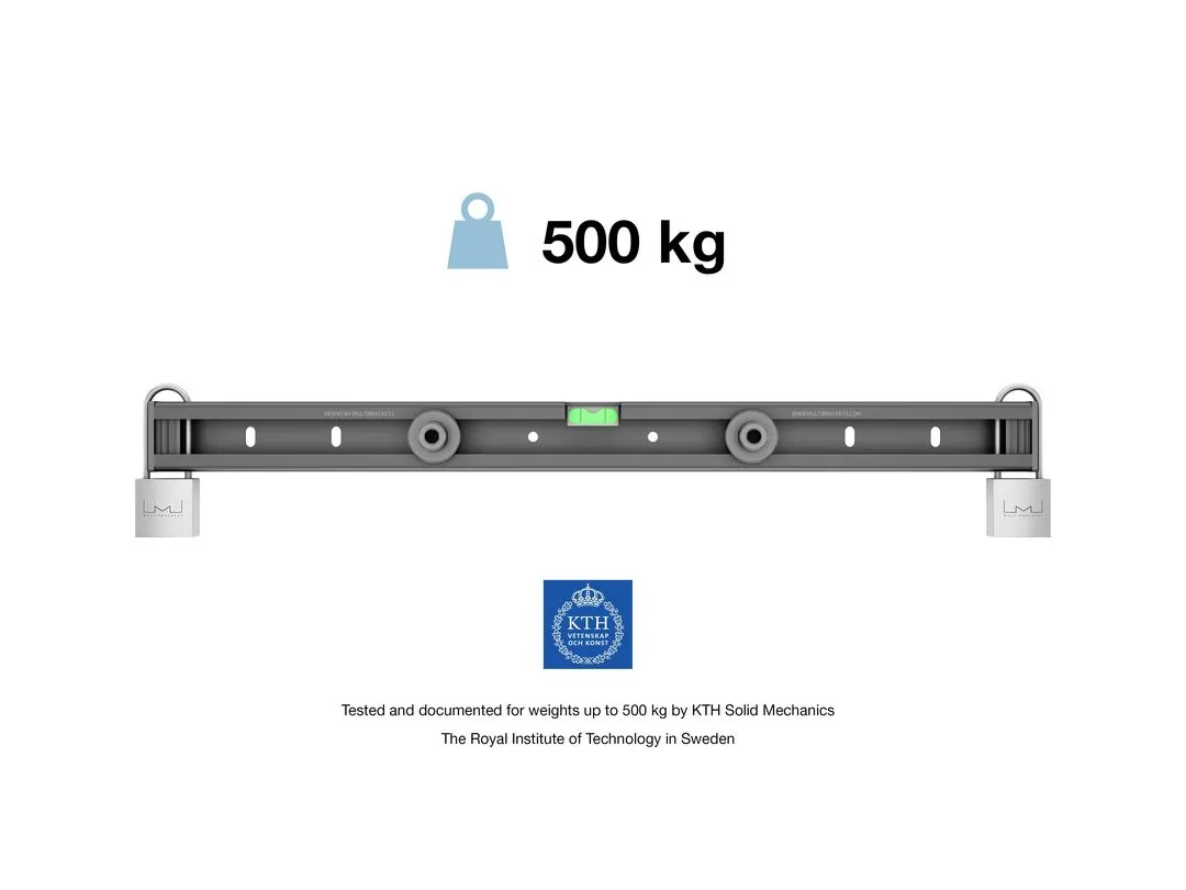 MULTIBRACKETS Universal Public Wallmount Black Small 80kg 26inch-32inch 100x100-400x400 locks included