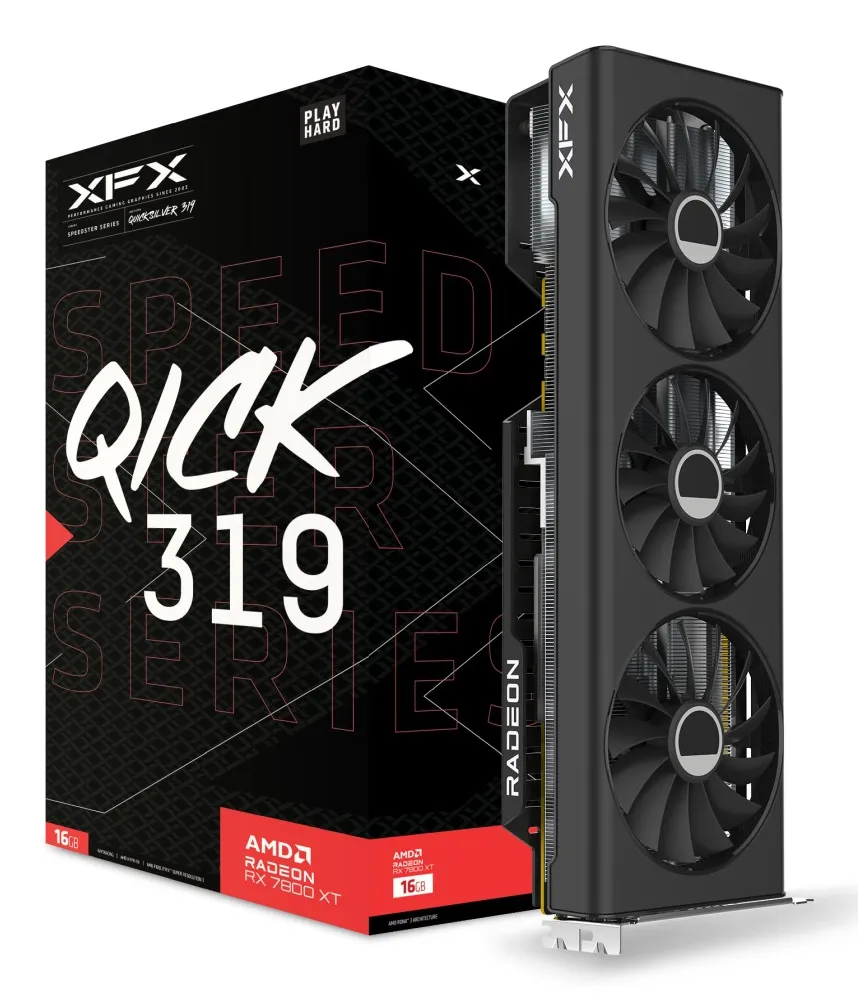 XFX Radeon RX 7800 XT Speedster QICK 319 Core - graphics card