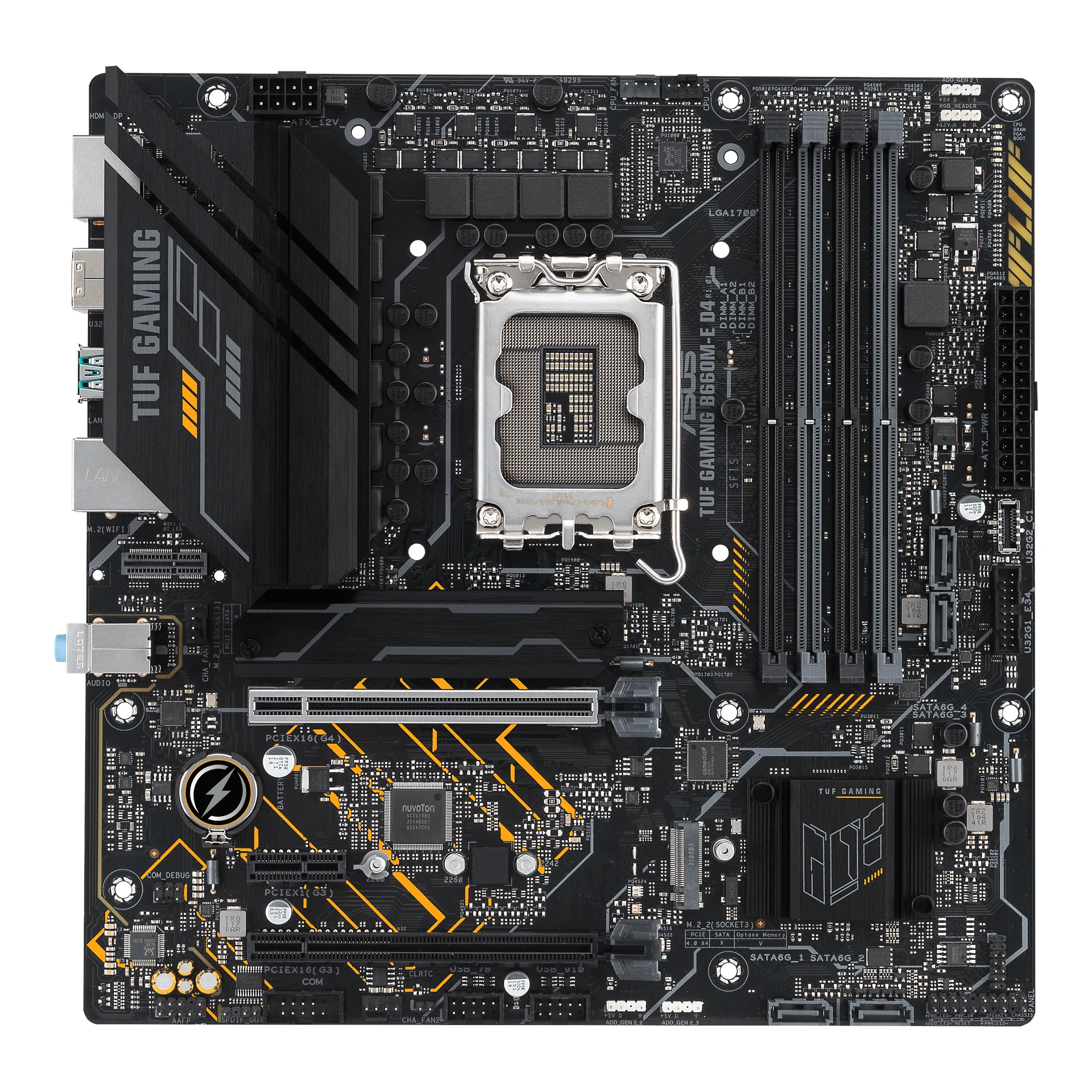 Asus TUF GAMING B660M-E DDR4 mATX - moderkort