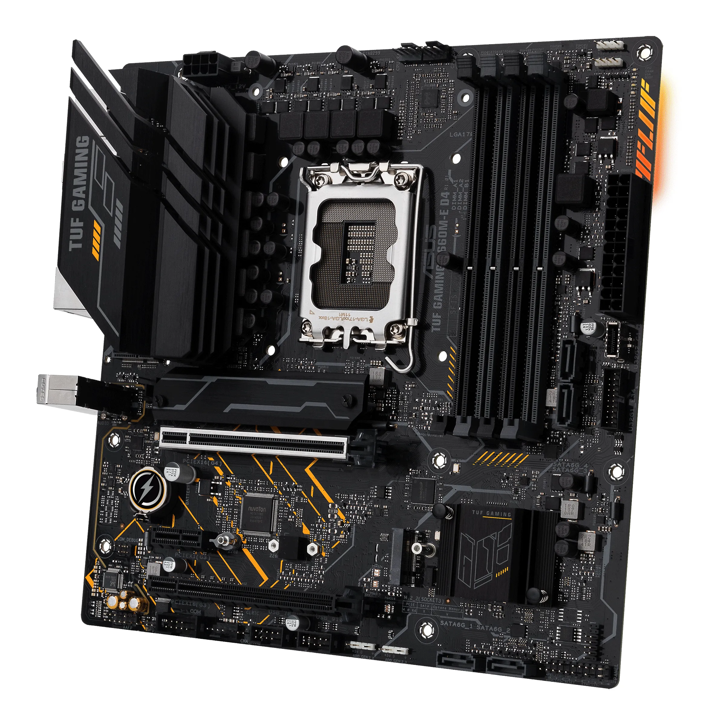 Asus TUF GAMING B660M-E DDR4 mATX - moderkort