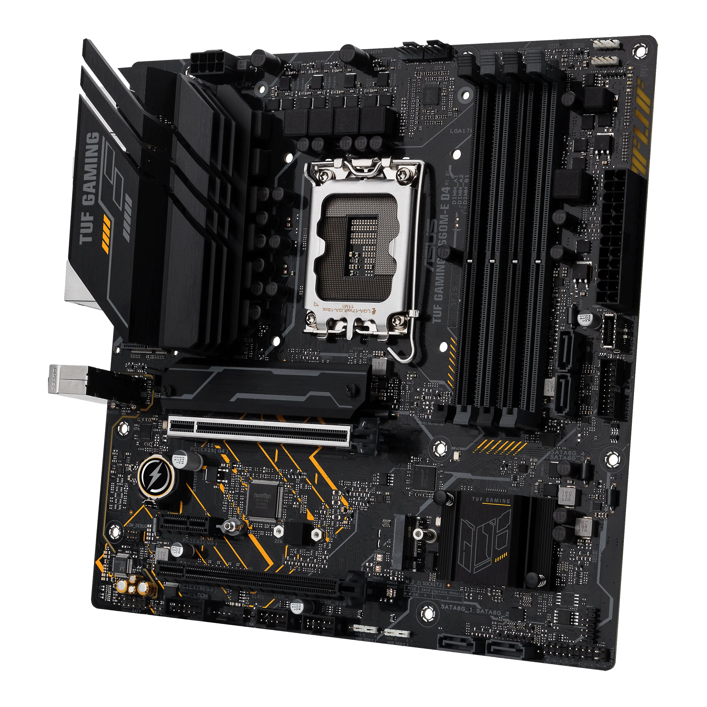 Asus TUF GAMING B660M-E DDR4 mATX - moderkort