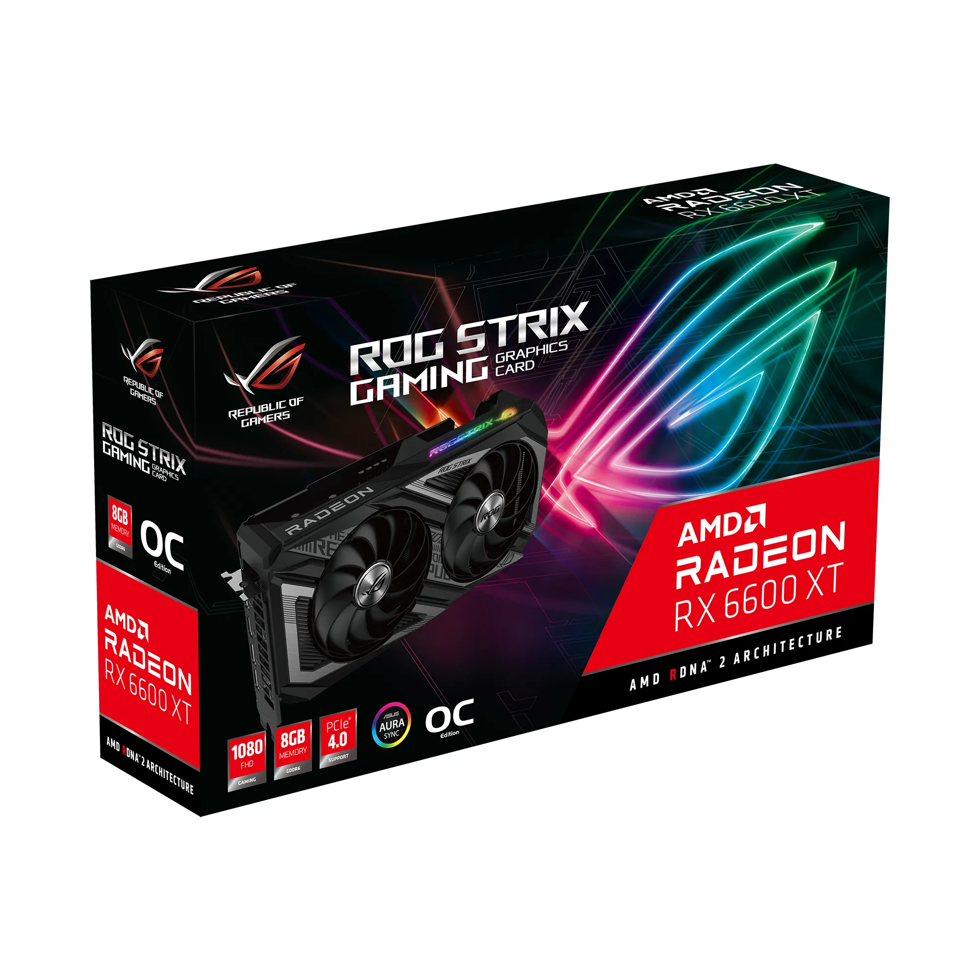 Asus Radeon RX 6600 XT ROG Strix OC 8GB - Graphics card
