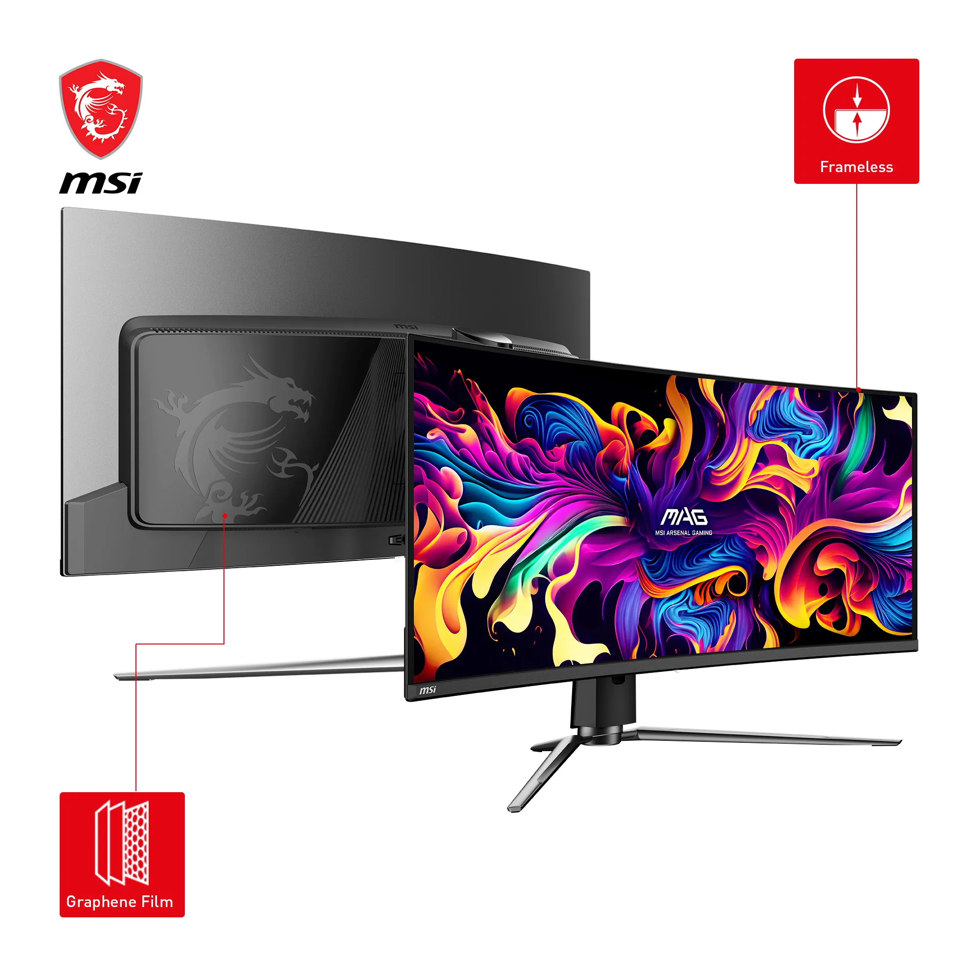 MSI 34" MAG 341CQPDE QD-OLED UWQHD, OLED - monitor