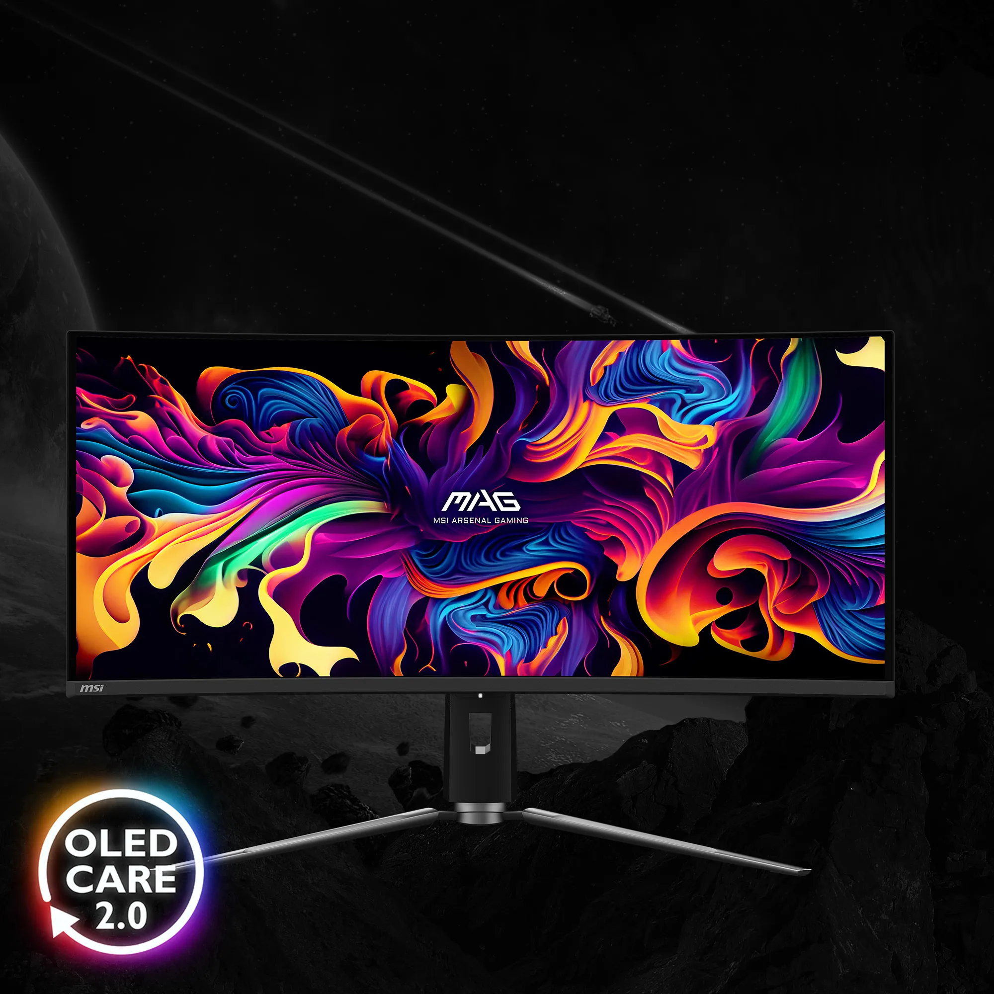 MSI 34&quot; MAG 341CQPDE QD-OLED UWQHD, OLED - monitor