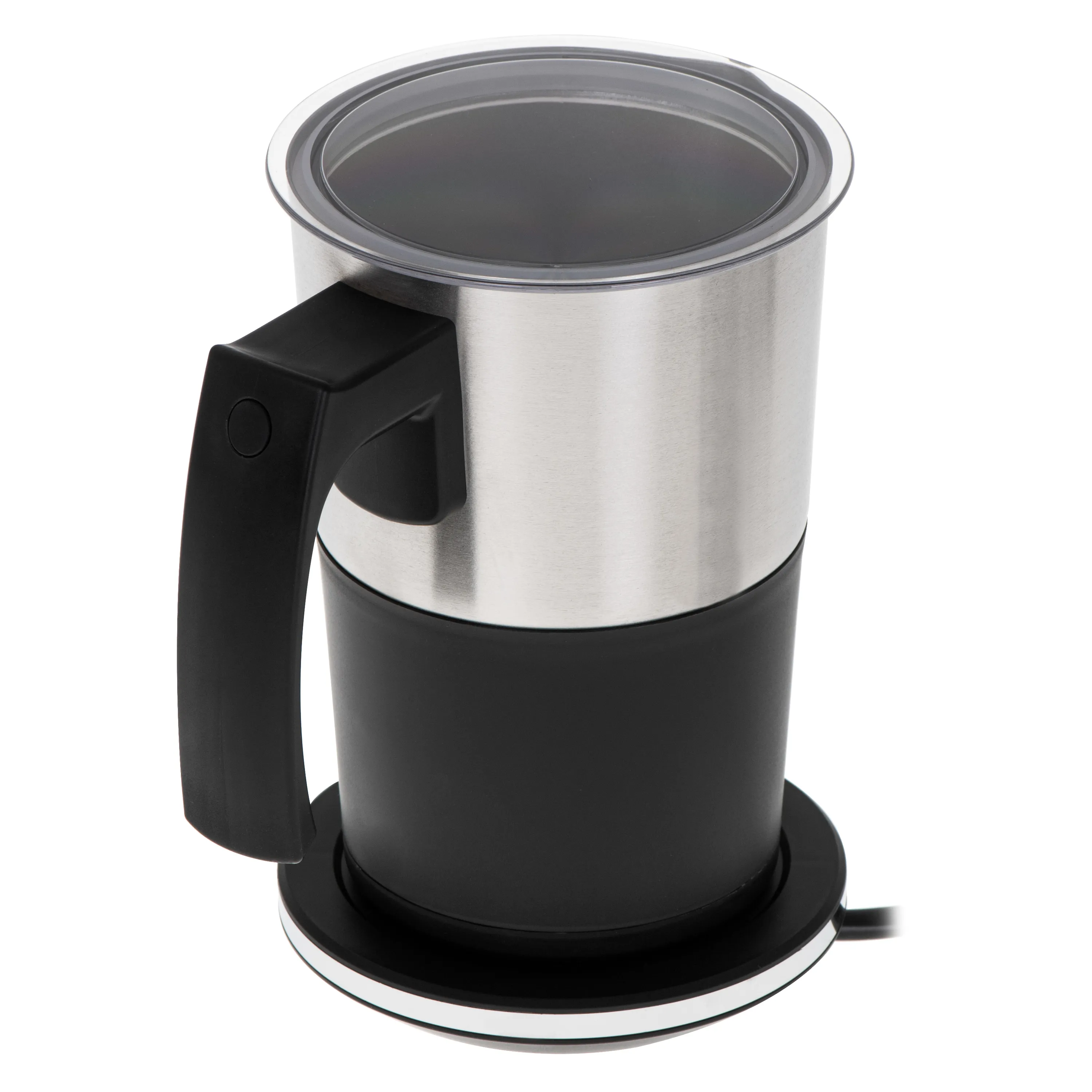 Adler AD 4497 Electric Milk Frother and Heater, 600 W, 300 ml, Black/Stainless Steel