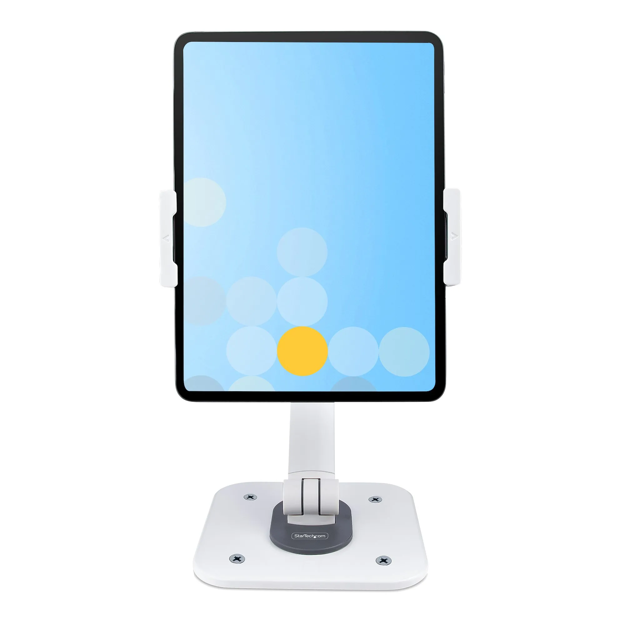 STARTECH.COM Adjustable Tablet Stand Up to 1kg Universal Tablet Stand Holder for Desk / Wall Ergonomic Articulating Tablet Mount