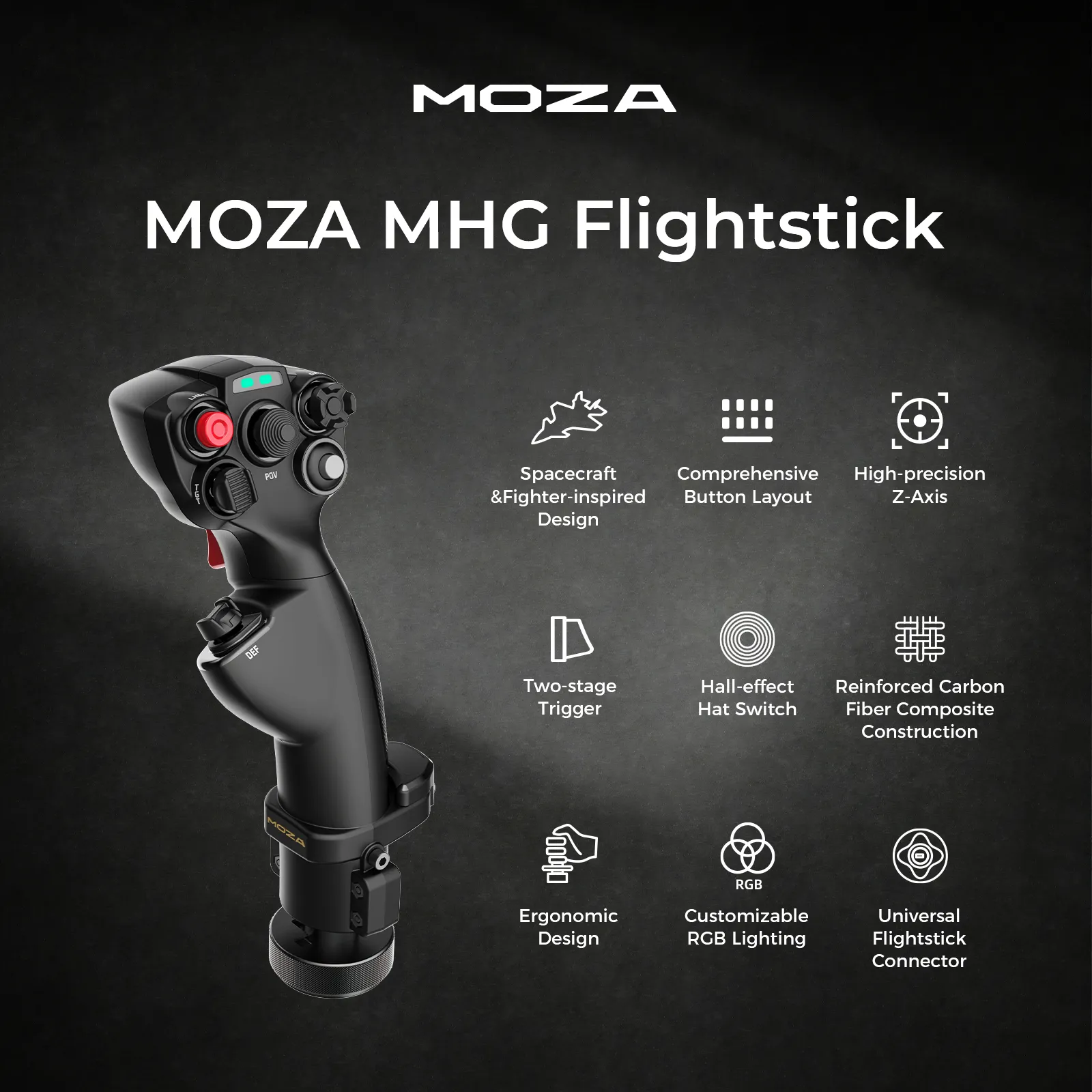 MOZA MHG Flight Stick