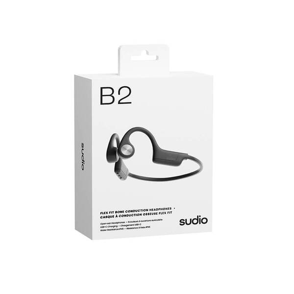 Sudio B2 - bone conductor headphones, black