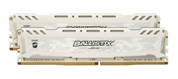 Crucial 32GB (2x16GB) Ballistix Sport LT 32GB WT 3200MT/s, CL16 - White