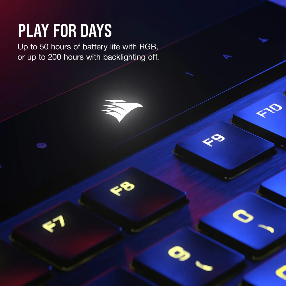 Corsair K100 Air Wireless Cherry MX Ultra LP Tactile - wireless gaming keyboard