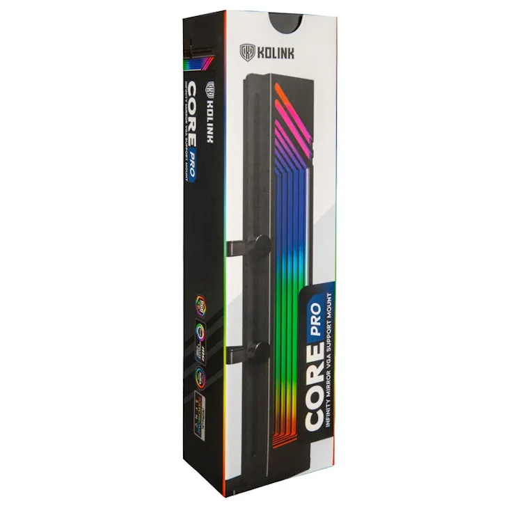 Kolink Core Pro Aluminium Infinity Mirror GPU support