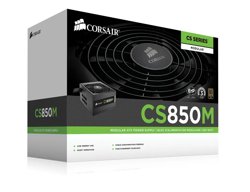 Corsair 850W CS Series Modular CS850M - PSU