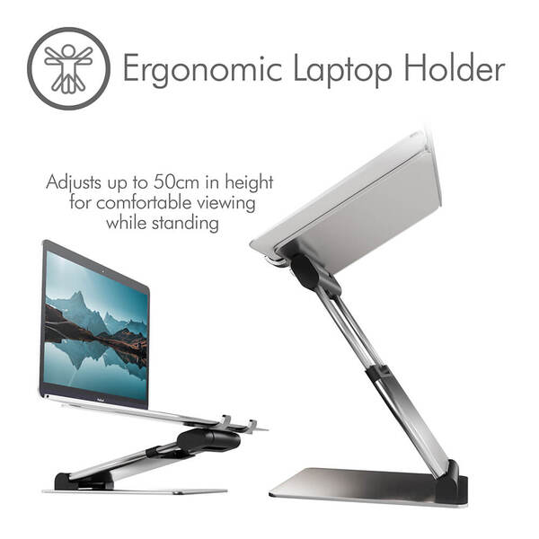 DESIRE2 Laptop Stand Supreme Sit-Stand Aluminium