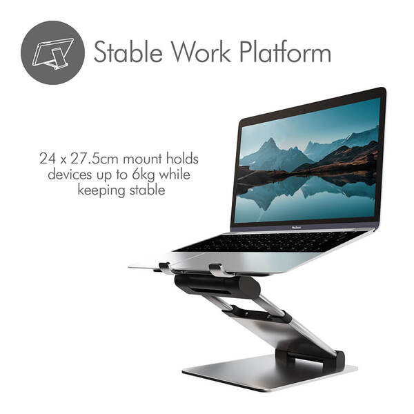 DESIRE2 Laptop Stand Supreme Sit-Stand Aluminium