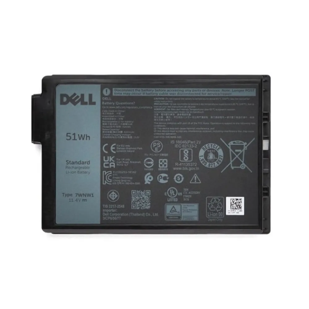 DELL RUGGED 5420/5424/7424 3C 51WHR BATTERY