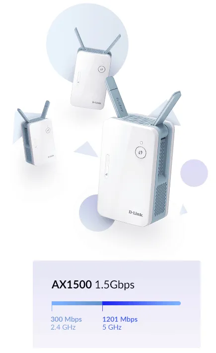 D-Link E15 AX1500 Mesh Range Extender