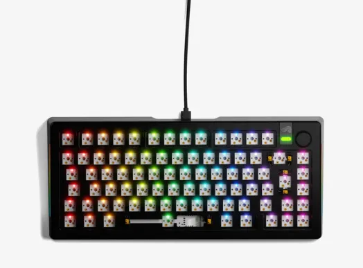 Glorious GMMK 3 PRO 75% Barebone - gaming keyboard, black