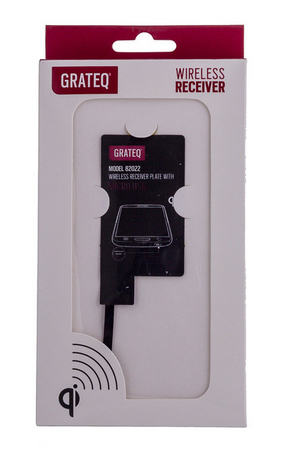 GRATEQ QI-VASTAANOTIN MICRO USB 3