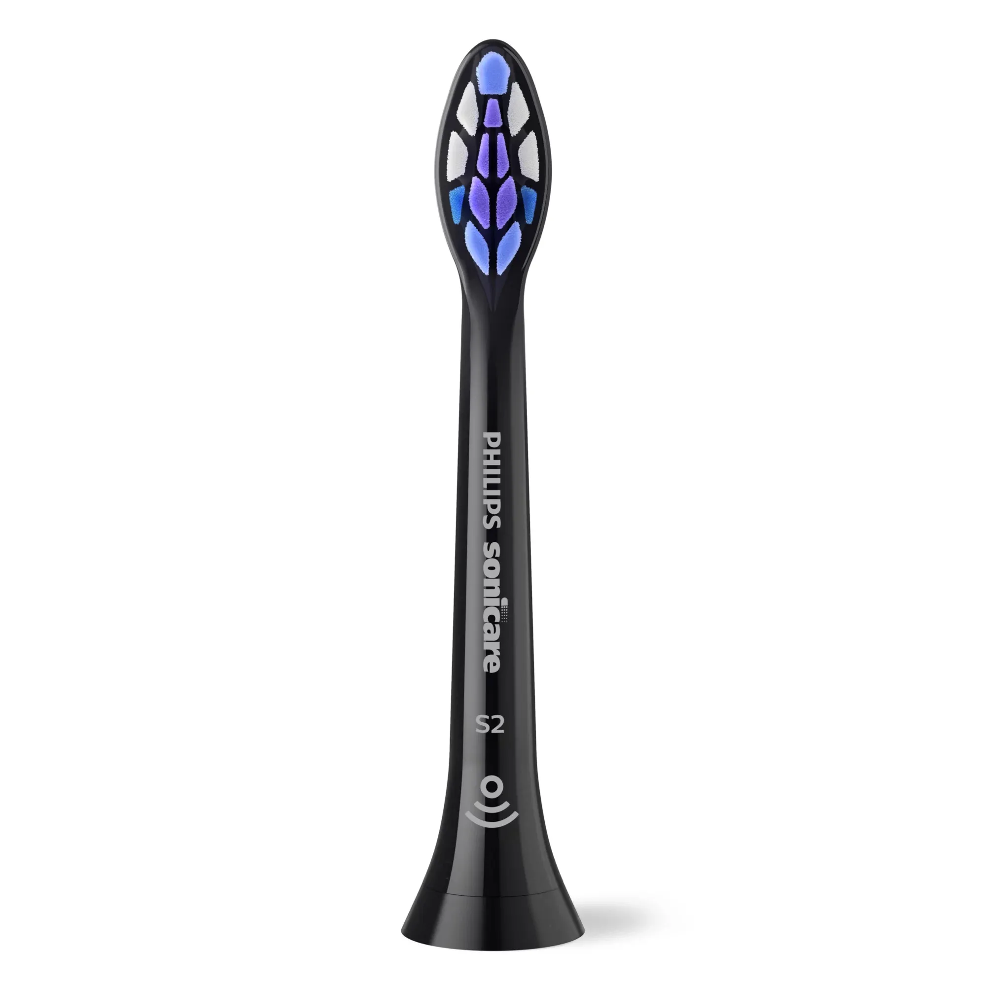 Philips Sonicare S2 Sensitive HX6058/88 vaihtoharjap&auml;&auml;t, musta, 8 kappaletta
