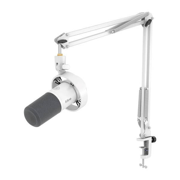 FIFINE K688CT dynaaminen -mikrofoni, valkoinen