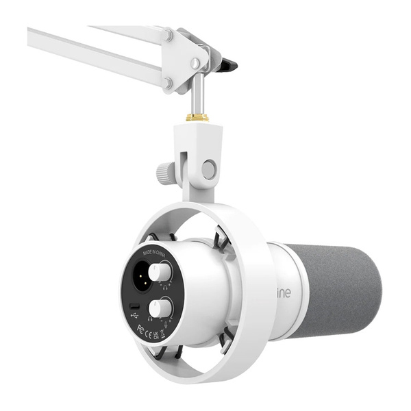 FIFINE K688CT dynaaminen -mikrofoni, valkoinen