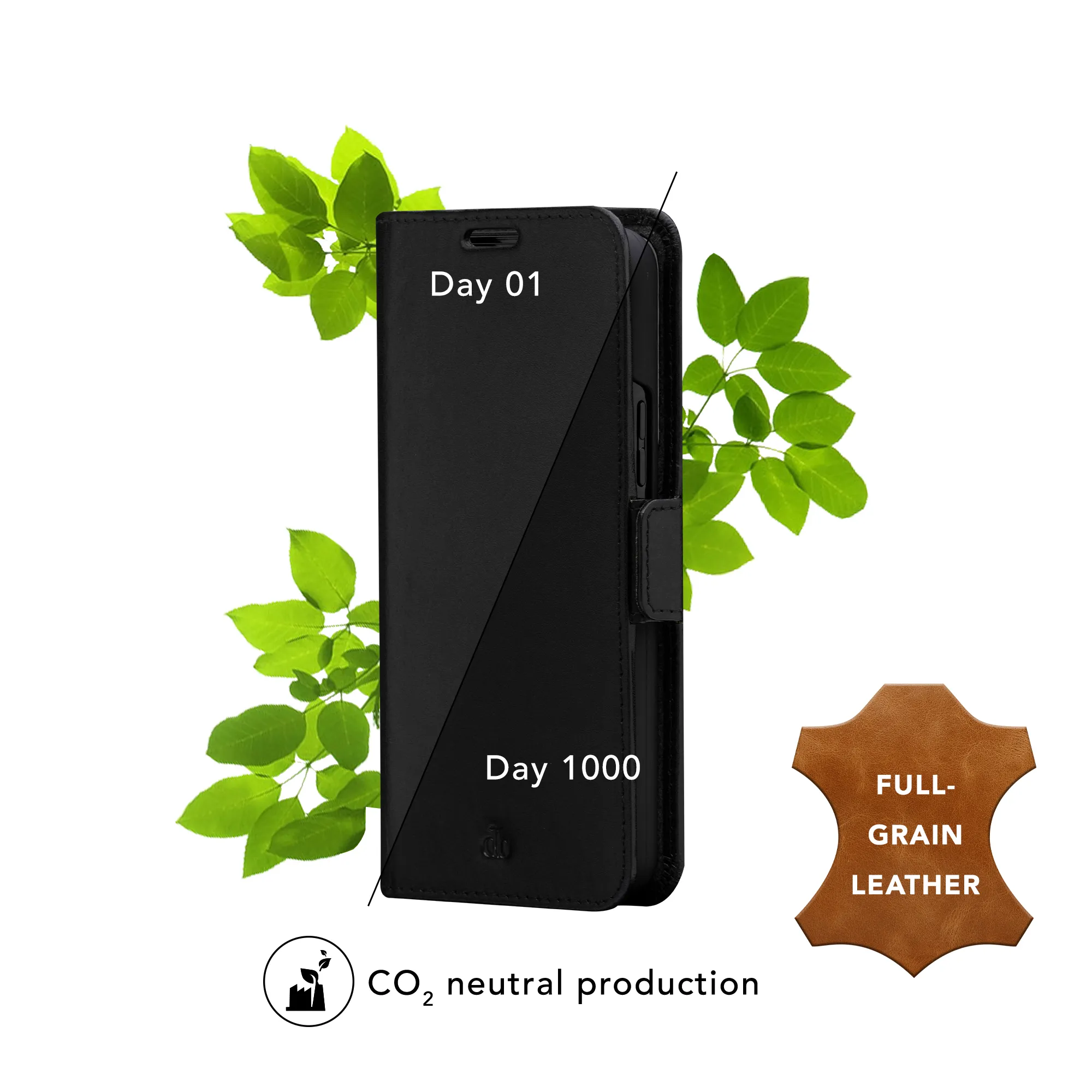 Dbramante1928 Lynge, Galaxy S22 Ultra -lompakkokotelo, Musta