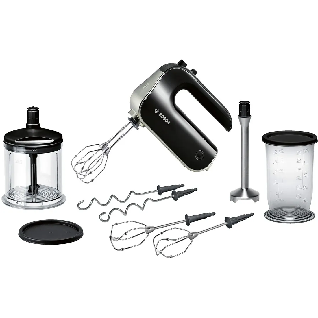 Bosch HomeProfessional MFQ 4885 H&aring;ndmixer Turbofunktion Sort/krom