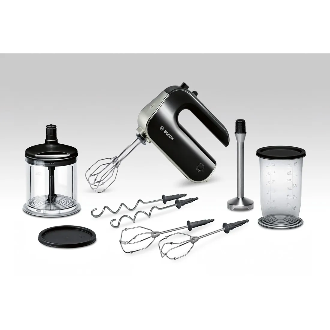Bosch HomeProfessional MFQ 4885 H&aring;ndmixer Turbofunktion Sort/krom