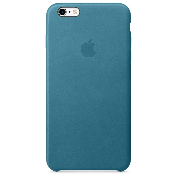 Apple iPhone 6 Plus/6s Plus -nahkakuori, Marine Blue