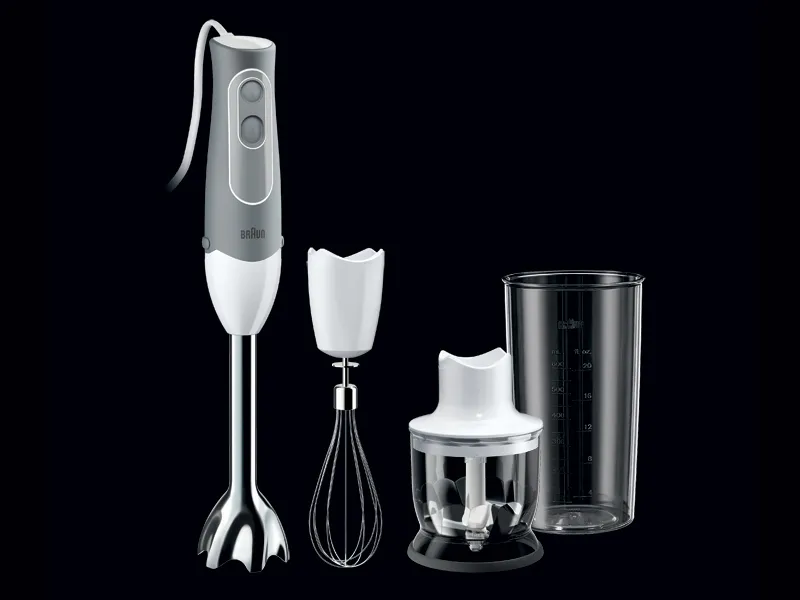 Braun MQ 525 Multiquick 5 Omelette - stavmixer, vit/grå