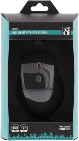 Deltaco MS-805 - wireless mouse, Black