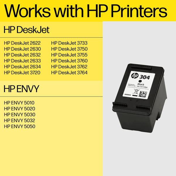 HP 304 Ink Cartridge Combo 2-Pack