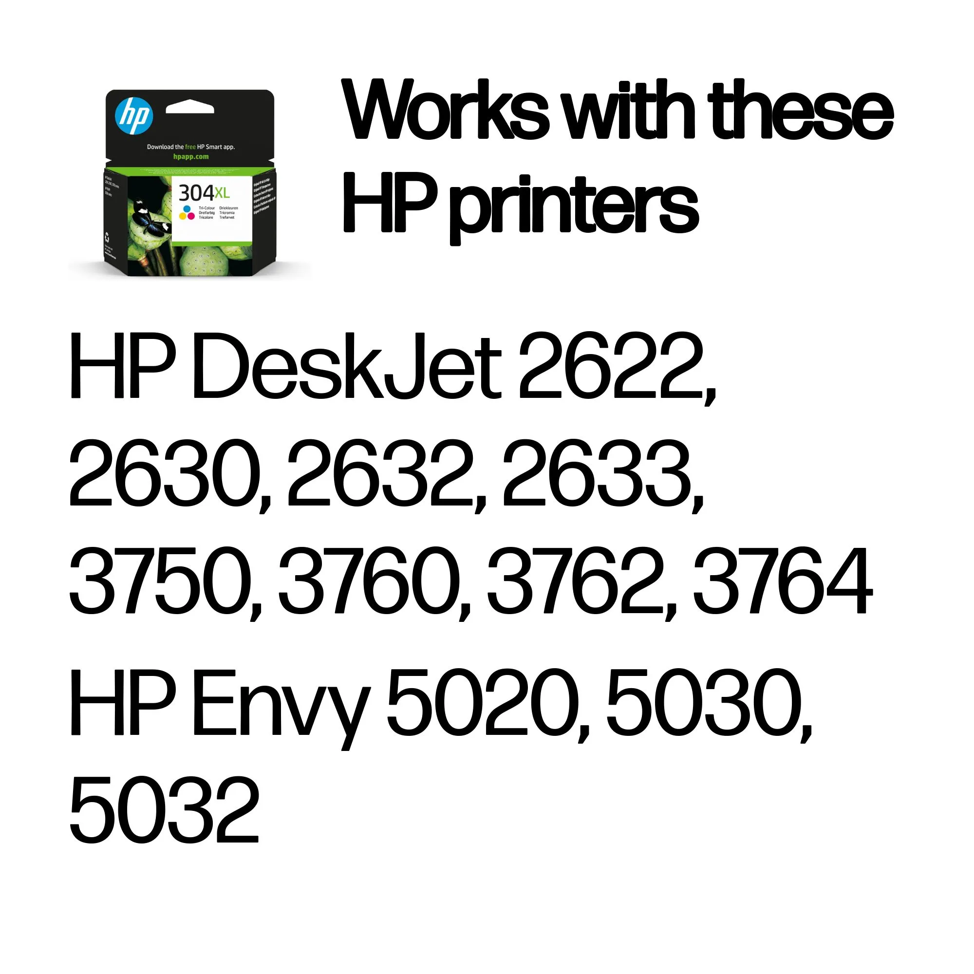 No304XL colour ink cartridge blistered