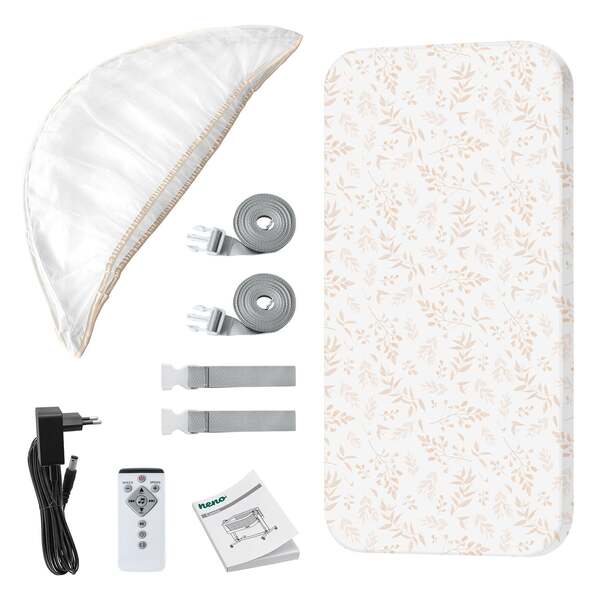 Neno Como 4-in-1 bedside crib och reses&auml;ng