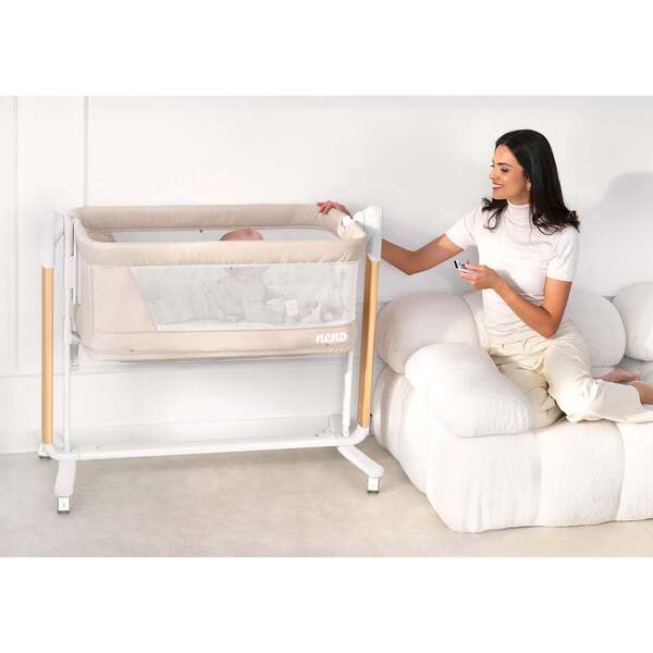 Neno Como 4-in-1 bedside crib och reses&auml;ng