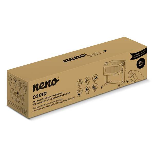 Neno Como 4-in-1 bedside crib och reses&auml;ng