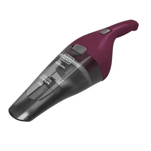 Black+Decker Dustbuster NVC115W 1.5 Ah -k&auml;sik&auml;ytt&ouml;inen imuri, harmaa, purppura