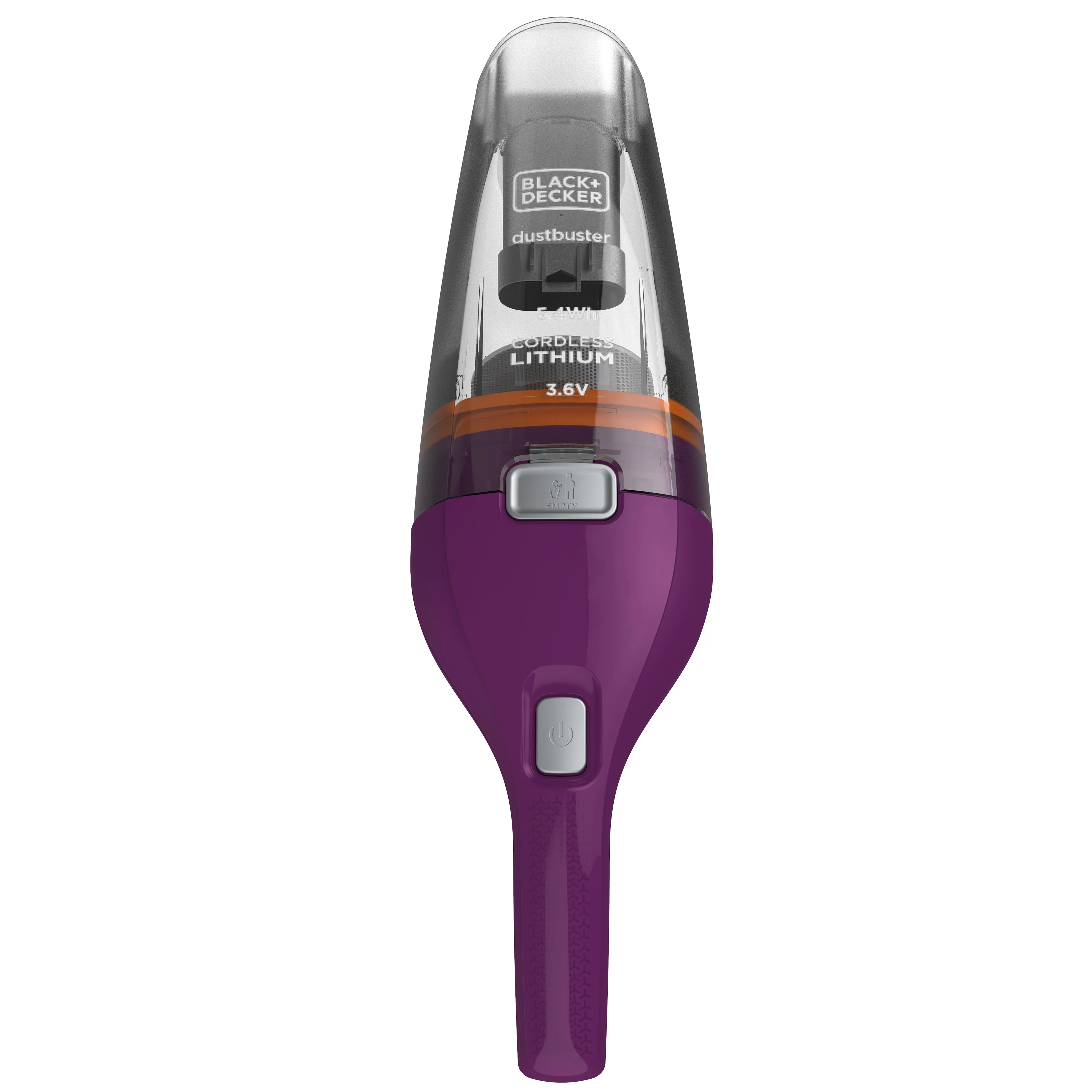 Black+Decker Dustbuster NVC115W 1.5 Ah -k&auml;sik&auml;ytt&ouml;inen imuri, harmaa, purppura