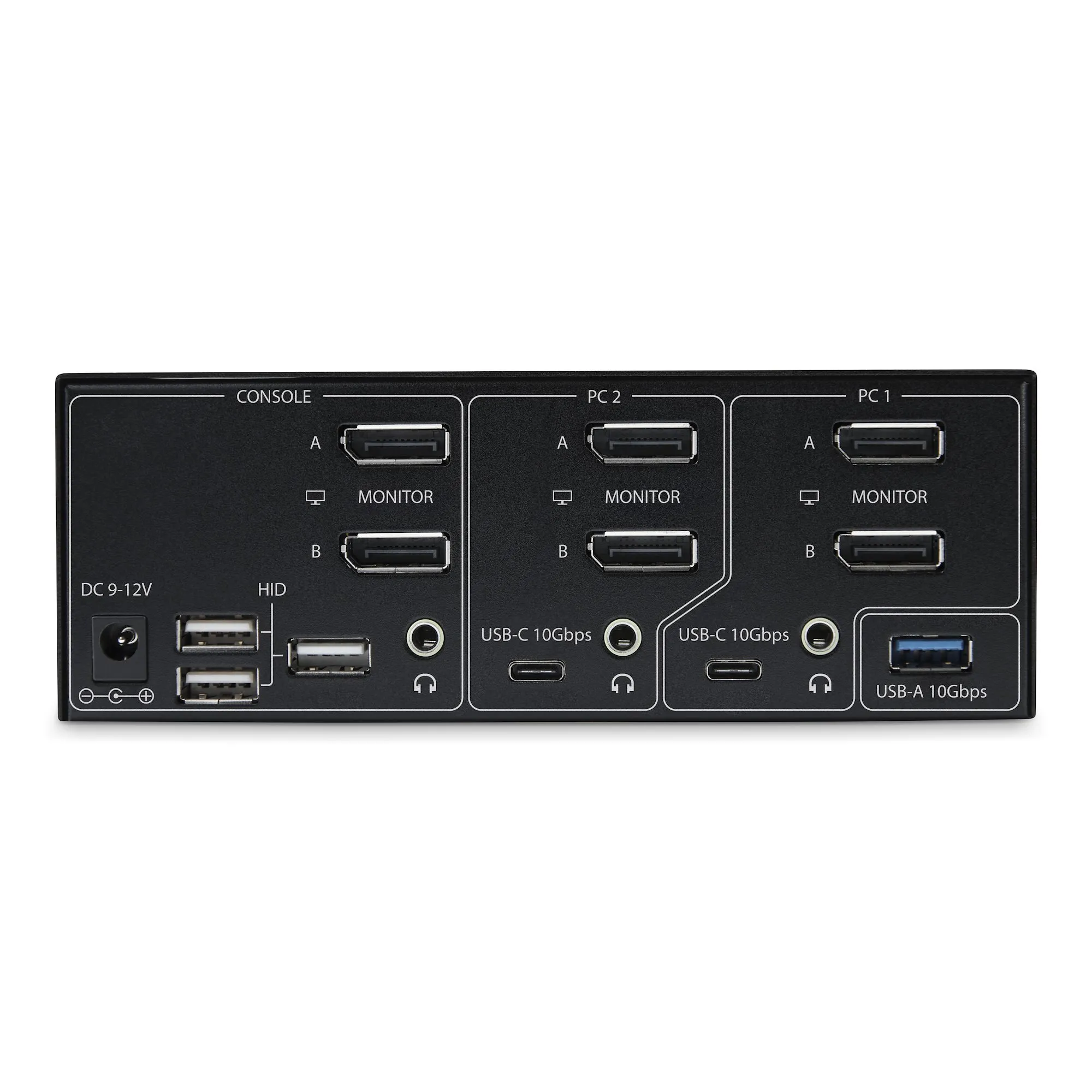 Startech 2-Port Dual-Monitor DP 1.4 KVM Switch